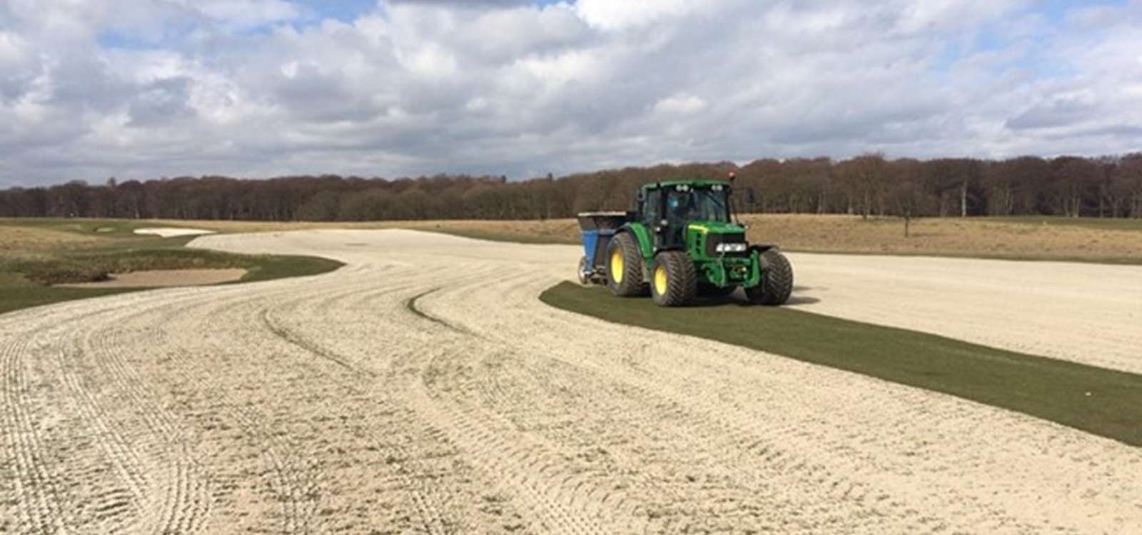 topdressing in action